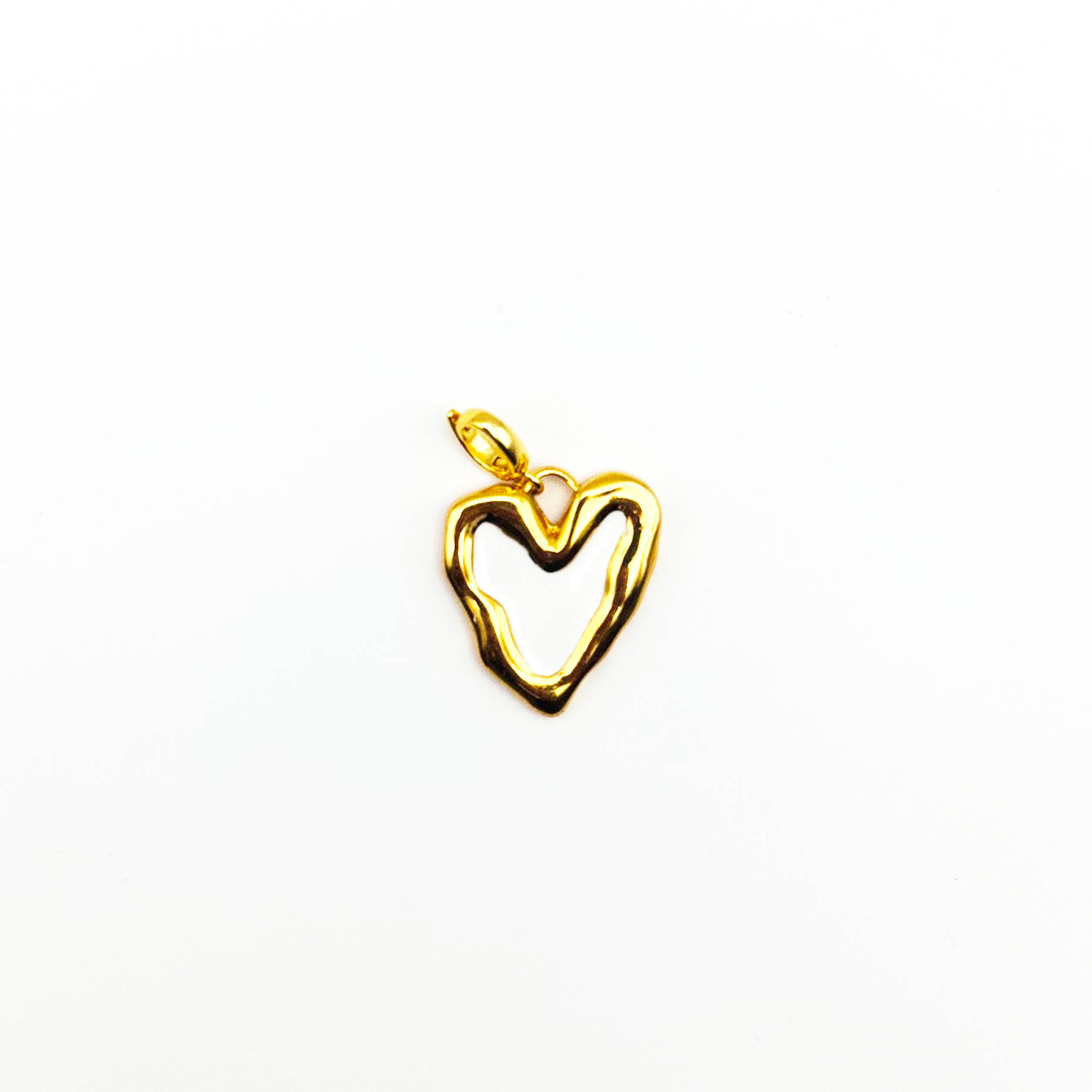 Charm Golden Heart