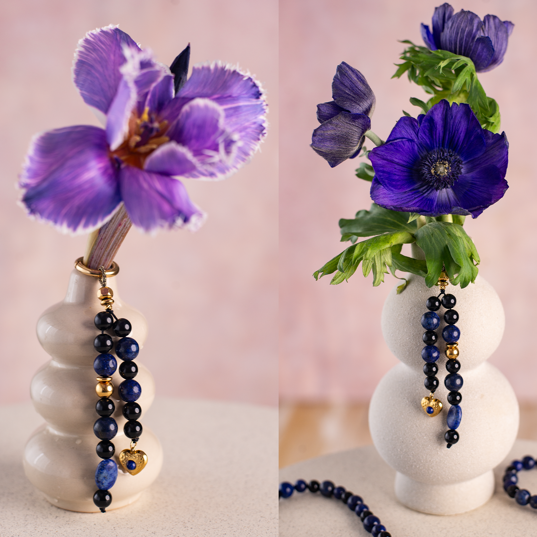 KARMEN NOTTE – Charm pentru geantă din pietre naturale