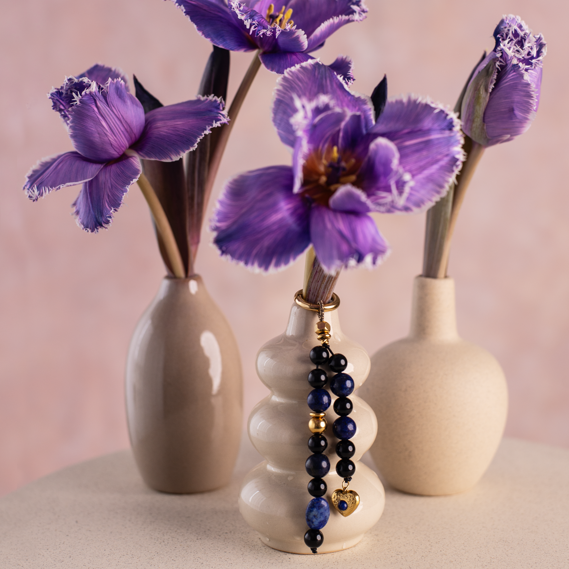 KARMEN NOTTE – Charm pentru geantă din pietre naturale