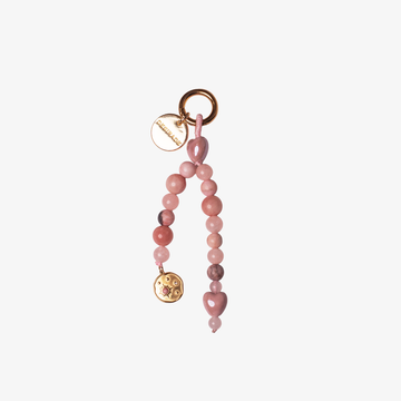 ROSA SOAVE – Charm pentru geantă din pietre naturale și ceramică