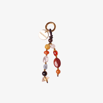 AMBRA SOLE – Charm pentru geantă din pietre naturale