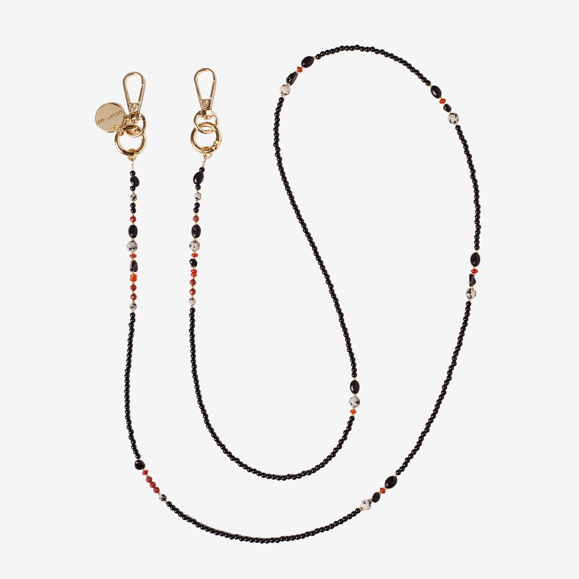 Eclipse Noir - Crossbody din Pietre Naturale