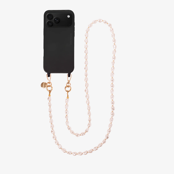 GRAZIA – Strap crossbody pentru telefon cu perle sintetice