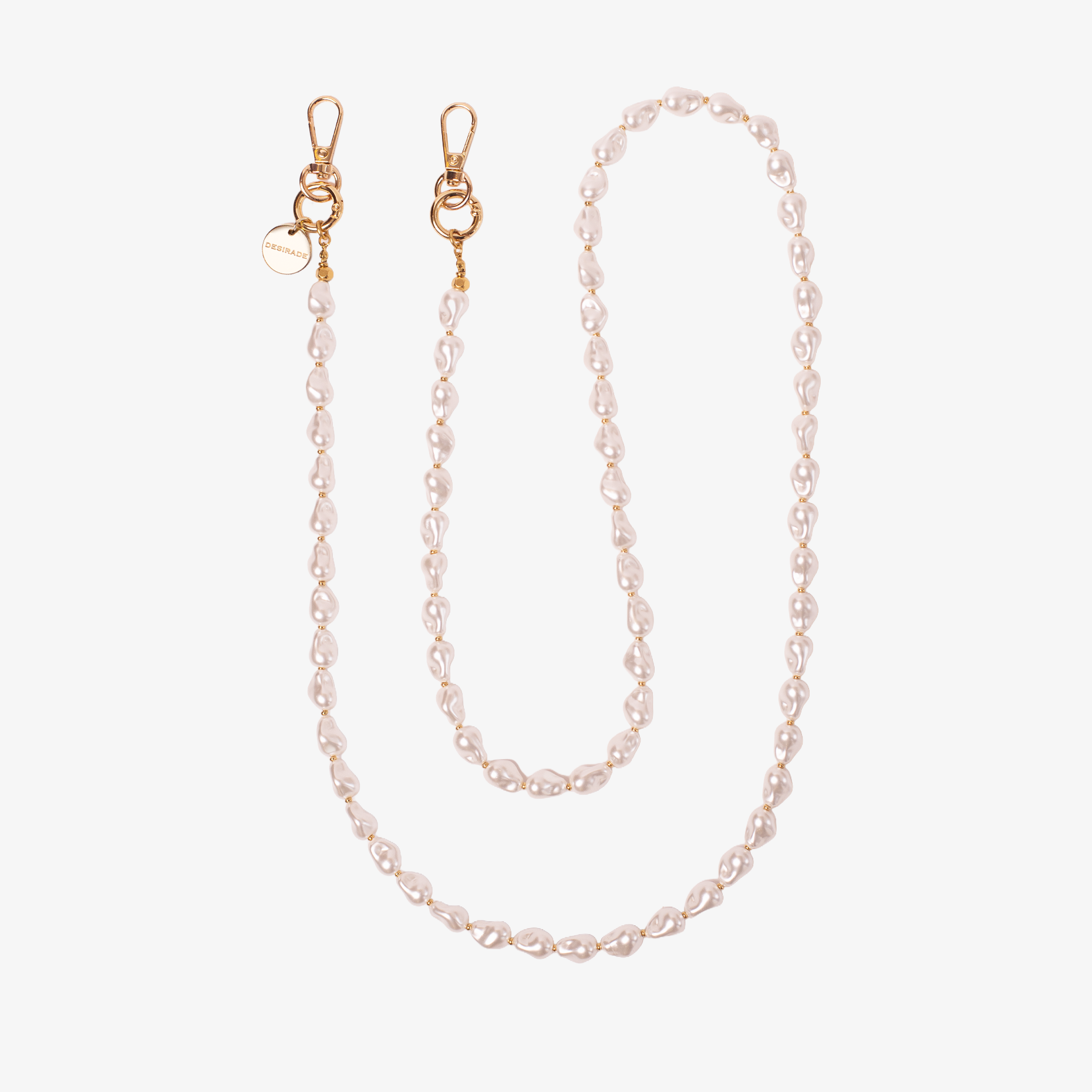 GRAZIA – Strap crossbody pentru telefon cu perle sintetice