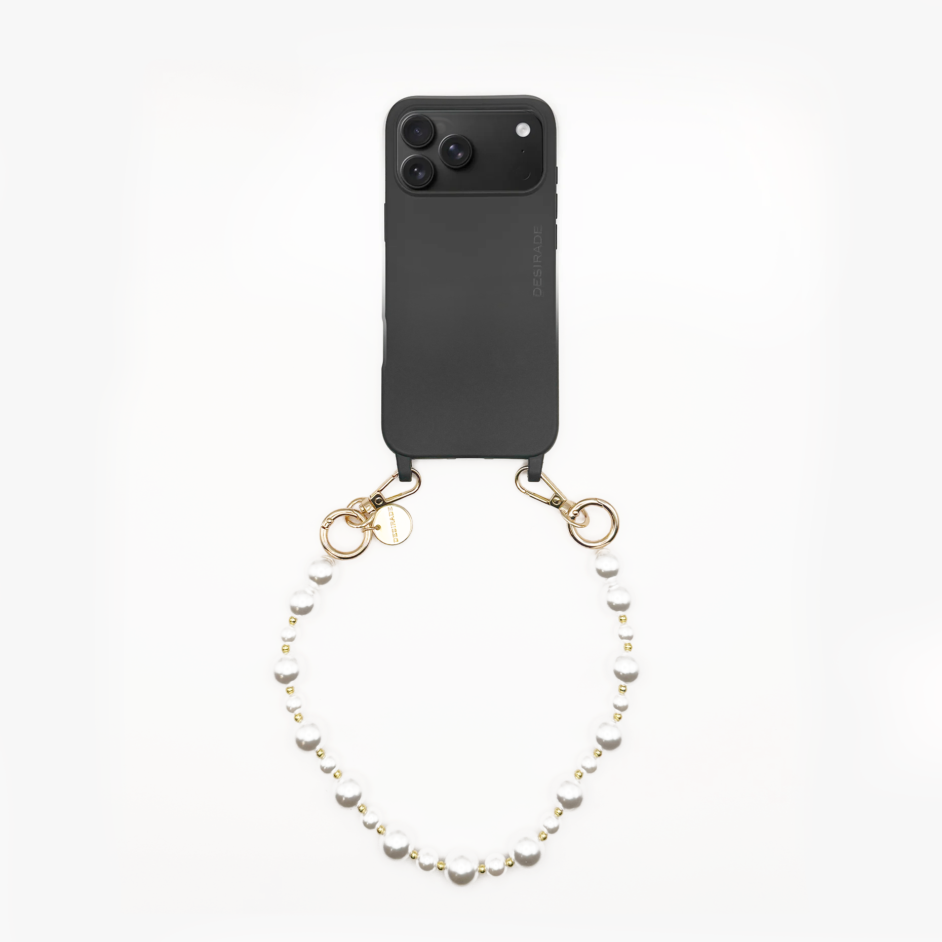 Pearl Touch Gold – Strap scurt cu perle & accente aurii