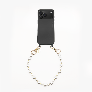 Pearl Touch Gold – Strap scurt cu perle & accente aurii