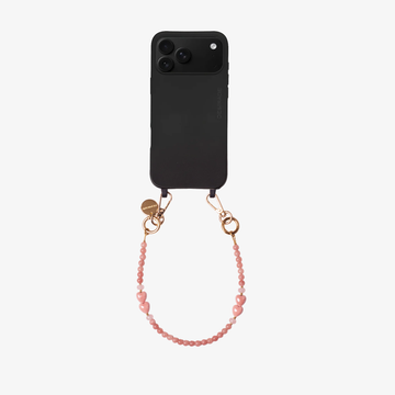 ROSA SOAVE – Strap pentru telefon din ceramică și pietre naturale 32cm