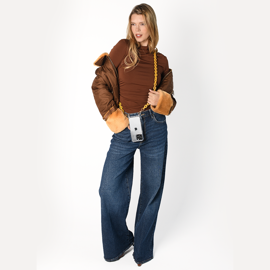 Golden Hour – Crossbody Strap pentru telefon